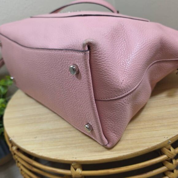 Coach Emma Pebbled Leather Satchel - Picture 9 of 16